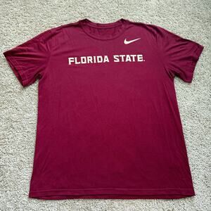 Florida State University Graphic Tee, Size Large Nike T-shirt College Football